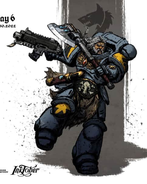 Space Wolves by Egor Gafidov 