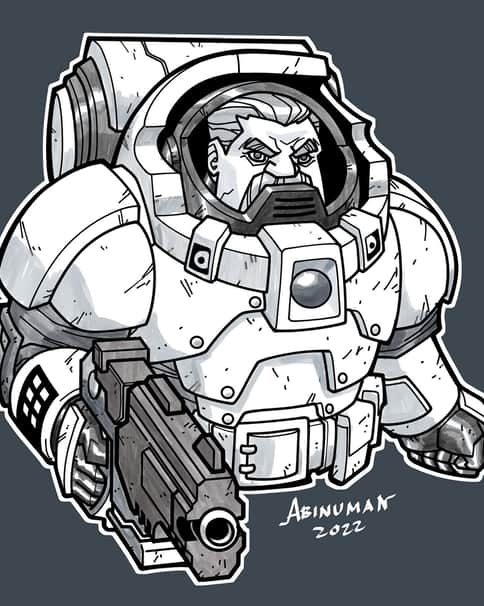 Votann Warrior by Judd Abinuman 