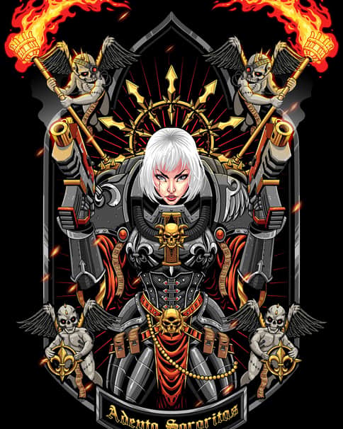 Adepta Sororitas by Aldrin Ajes 