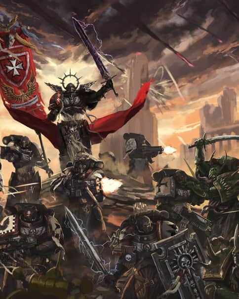 Black Templars vs Death Guard by Judas Chaban 