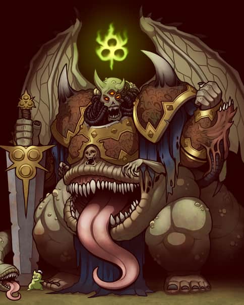 Daemon Prince of Nurgle by Taylor Schmidt 
