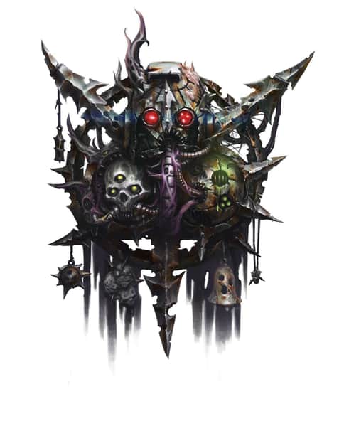 Heraldry of the Death Guard by Gwayne Li 