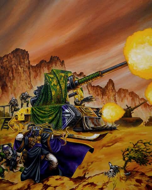 Imperial Guard Basilisk by Mark Gibbons 