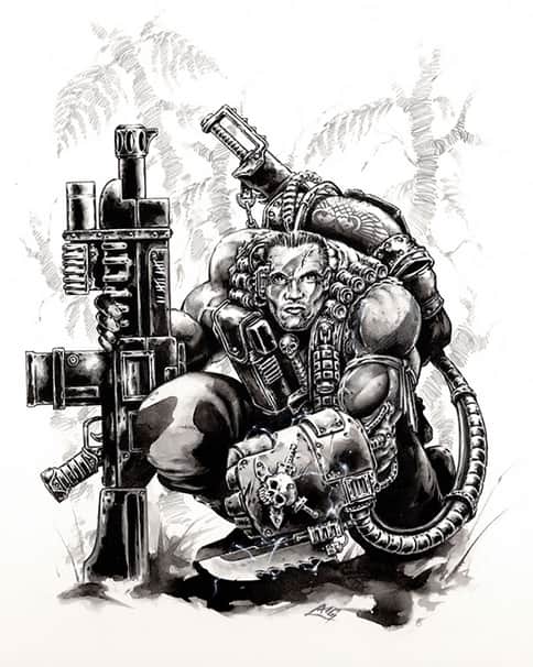 Jungle Fighters of Catachan by Mark Gibbons 