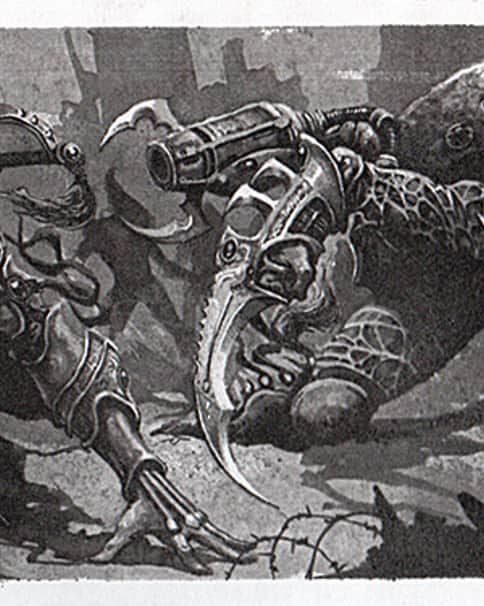 Warp Spider & Striking Scorpion by Karl Kopinski 