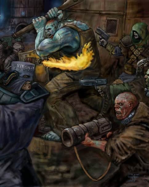 Mutants vs Venator by Will Beck