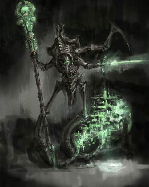 Necron Psychomancer by Dmitry Brushray 