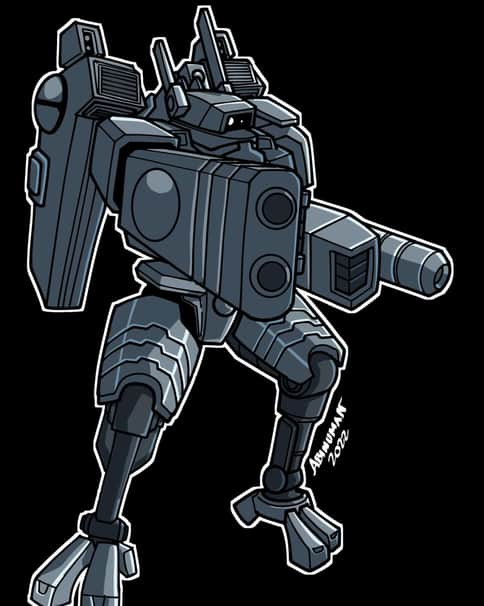 T’au Battlesuit by Judd Abinuman 