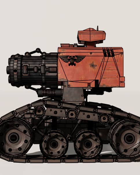 Thunderfire Cannon Wireframe by Alexsey Sukharev Thunderfire Cannon Wireframe by Alexsey Sukharev