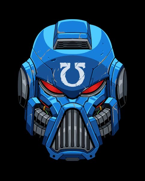 Ultramarines Helmet by Aldrin Ajes 