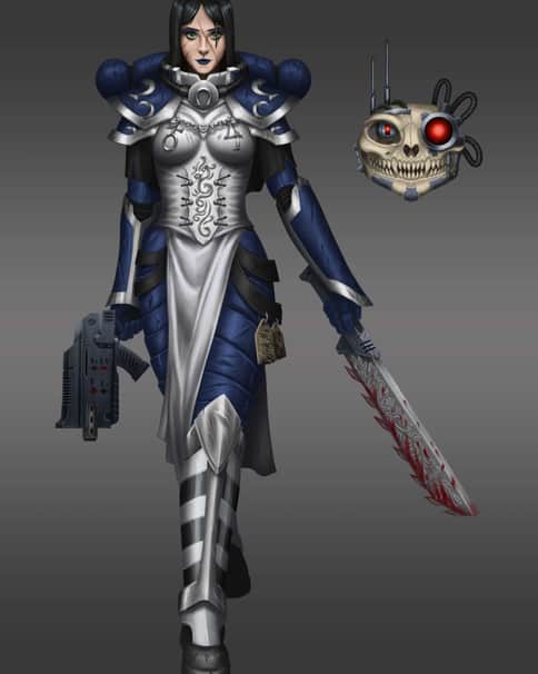 Alice in WH40k by Bartłomiej Vetinari 