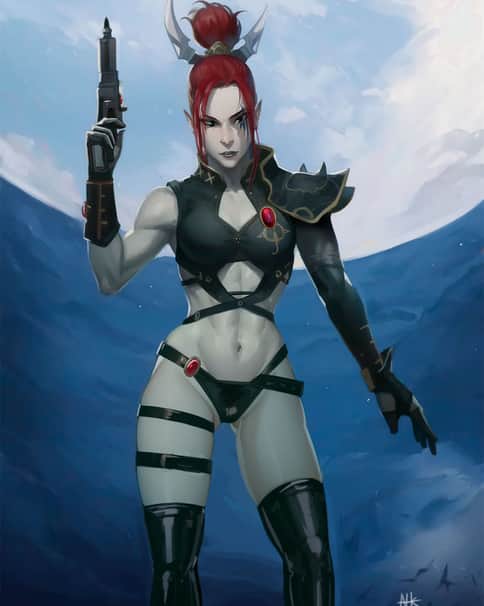 Dark Eldar Wych by SlaaneshG