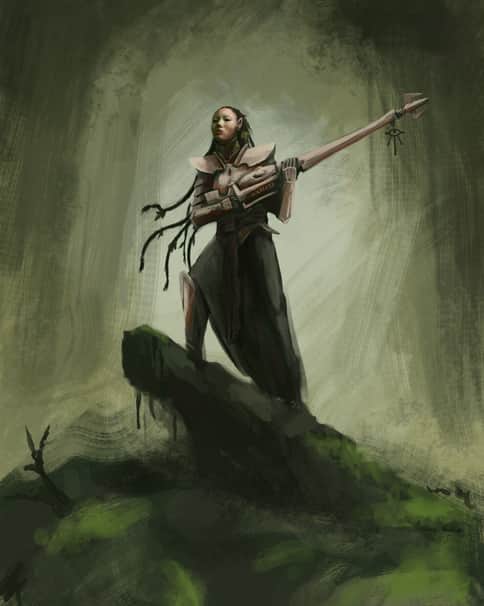 Exodite Warrior by Juan Toledano 
