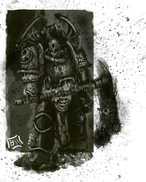 Extra Rotten Plague Marine by Blighted Hollow 