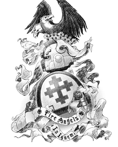 Fire Angels Chapter Insignia by Ivan Lipatov 