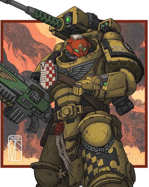 Imperial Fists by Valentin Frouté 