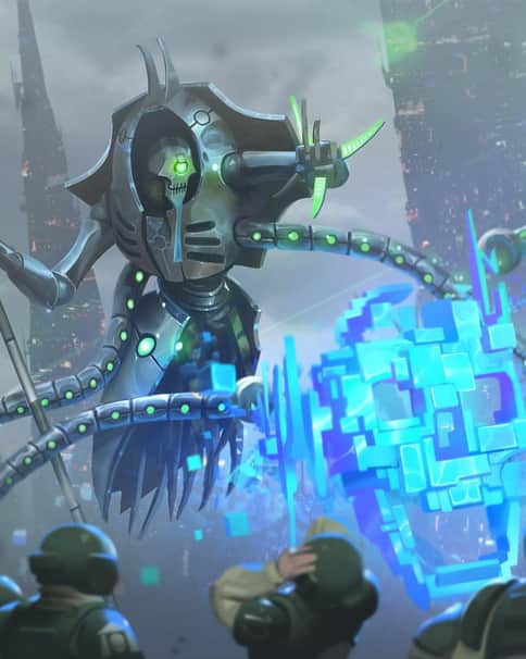 Necron Psychomancer by Alex Konstad 