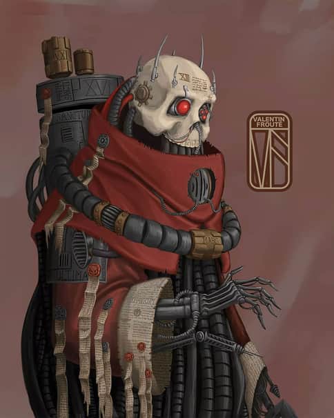 Serviteur du Dieu Machine by Valentin Frouté 