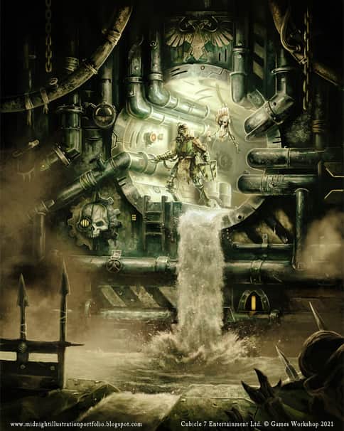 Sewage Worker by Sam Manley 