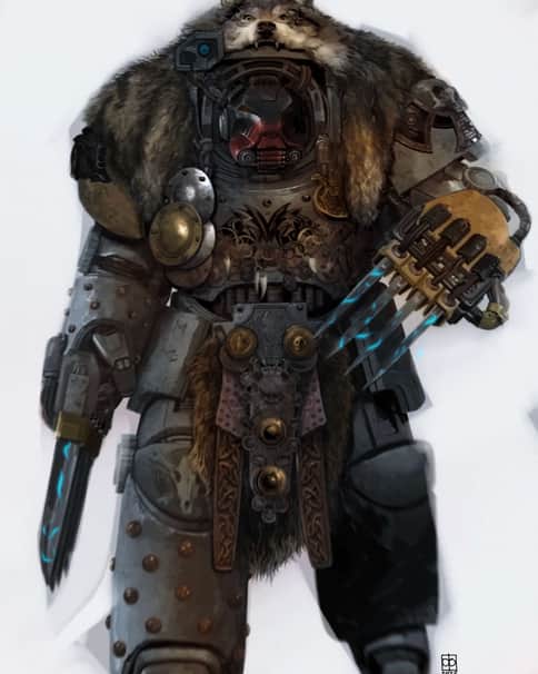 Space Wolf Terminator by Daniel Irwin Space Wolf Terminator by Daniel Irwin