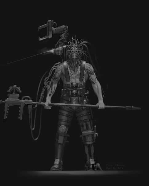 Techno-barbarian by Oscar Obando 