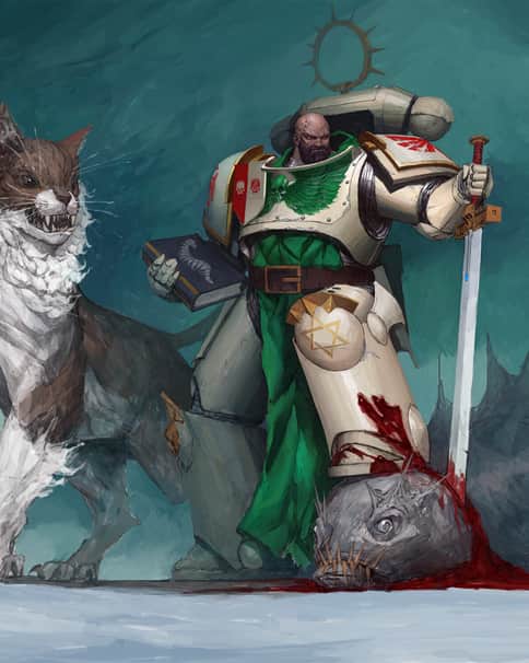 Deathwing Bladeguard Veteran by Alexey Potorochin 