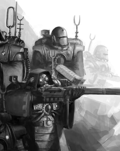 Skitarii Team by Gauthier Redon 