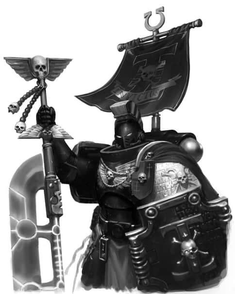 Deathwatch Marine by George Earl Abalayan 