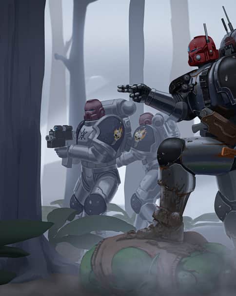 Phobos Infiltrators by Boris Tsui 