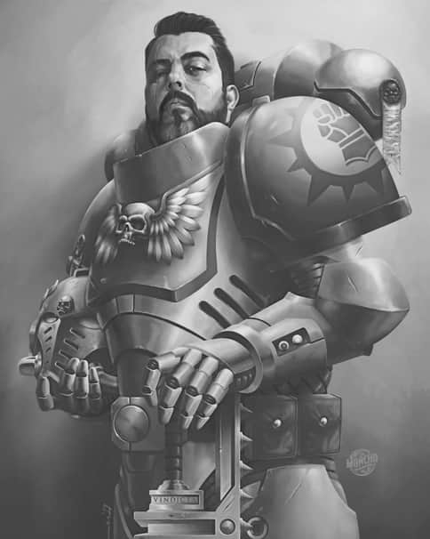 Space Marine by Ramón Velázquez 
