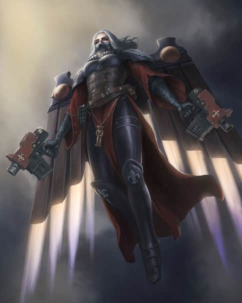Adepta Sororitas Seraphim by Tamás Patkós 