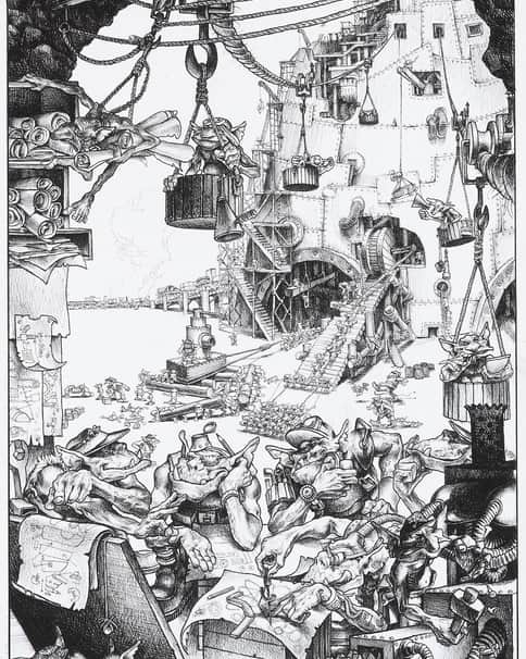 Orks at Work by Paul Bonner