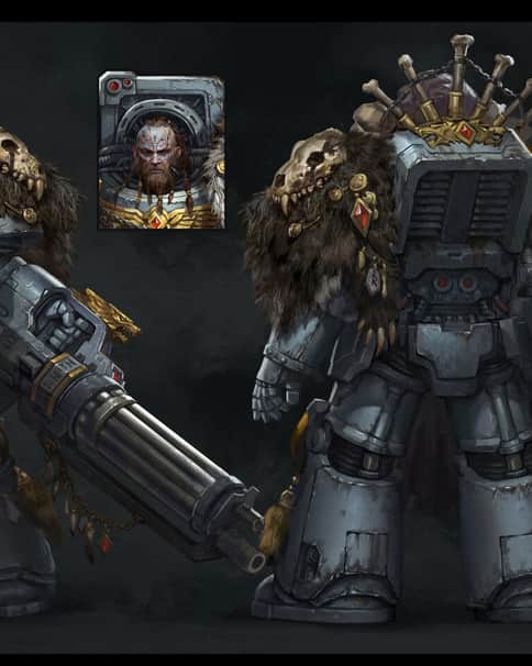 Space Wolf Terminator by Zheng Wei 