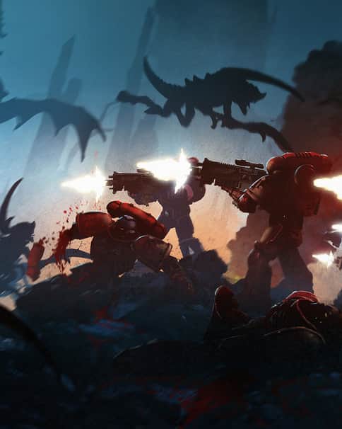 Tyranids Attack by Brent Minehan 