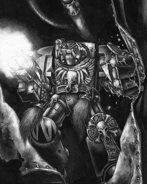 Wolf Guard Terminator by Mark Gibbons 
