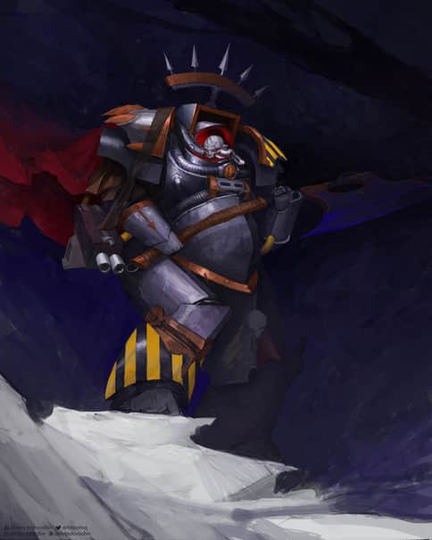 Chaos Lord of the Iron Warriors by Alexey Potorochin 