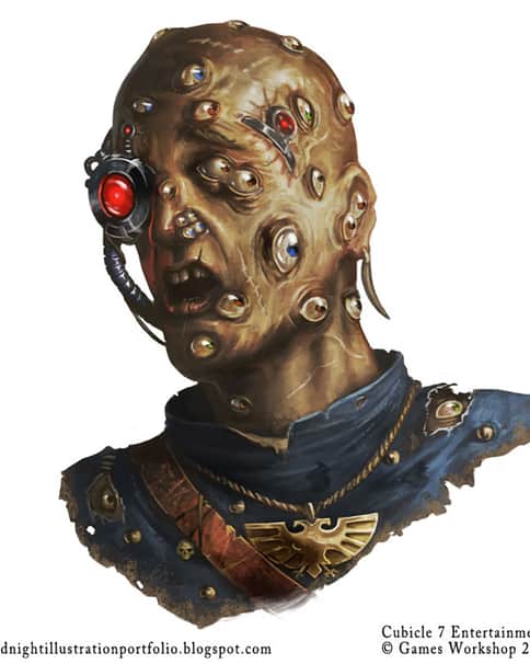 Chaos Mutant Captain by Sam Manley 