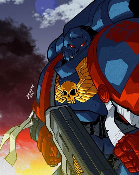 Crimson Fists by Judd Abinuman 