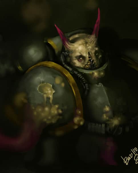 Plague Marine by Konstantin Gorelov 