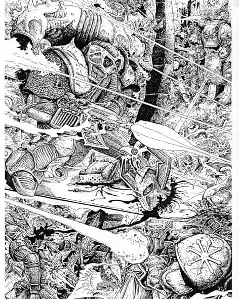 Traitor Marine by Russ Nicholson