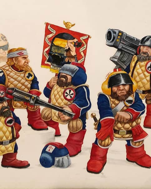 Brightly Coloured Soldiers by David Gallagher 