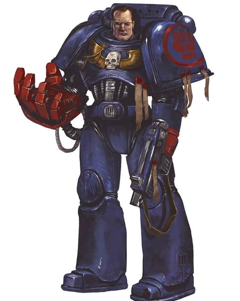 Crimson Fist Veteran by Dimitri Bielak