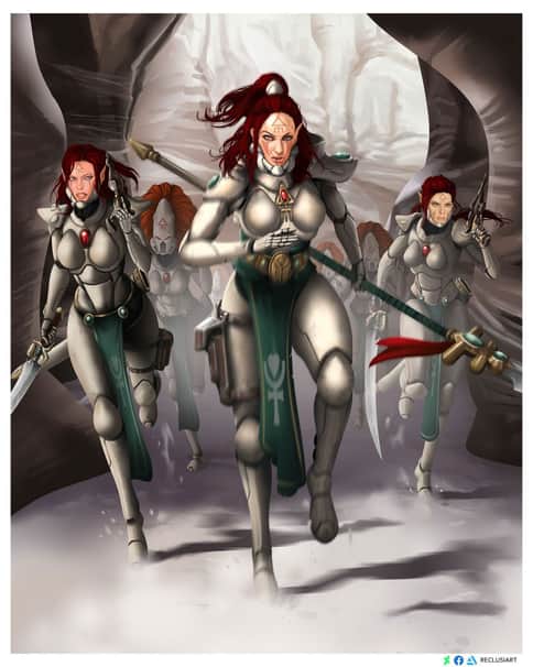 Howling Banshees by Reclusiart