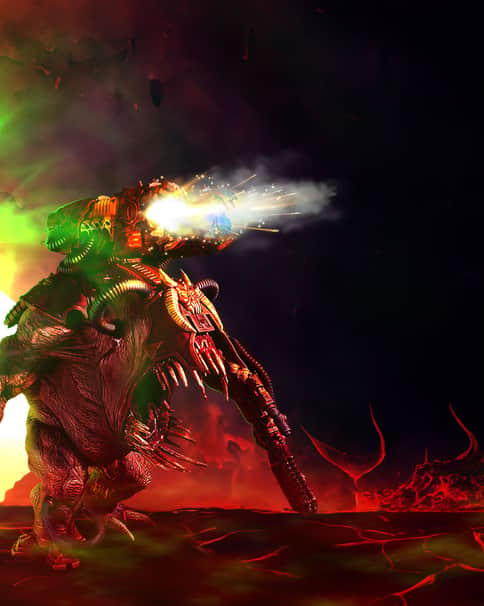 Khorne Daemon Engine by Casey Landreth 