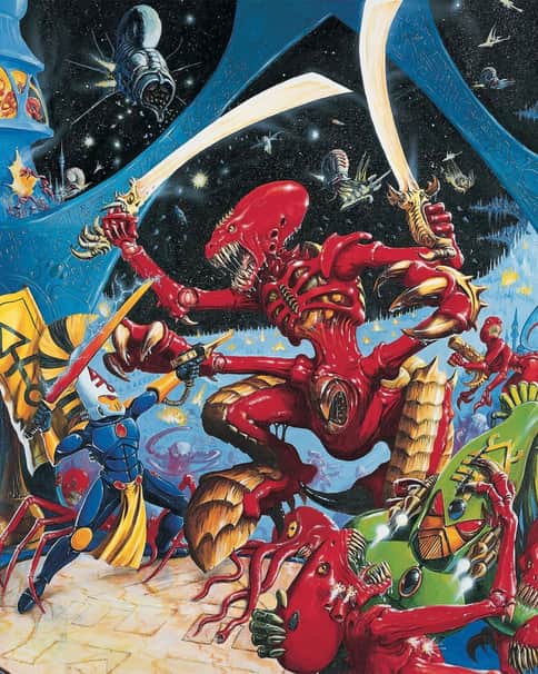 Tyranids vs Eldar by David Gallagher Tyranids vs Eldar by David Gallagher