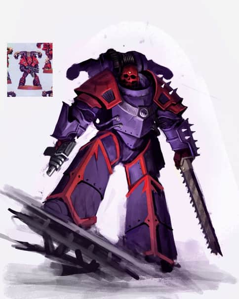 Rogue Trader Chaos Marine by Bojler b 