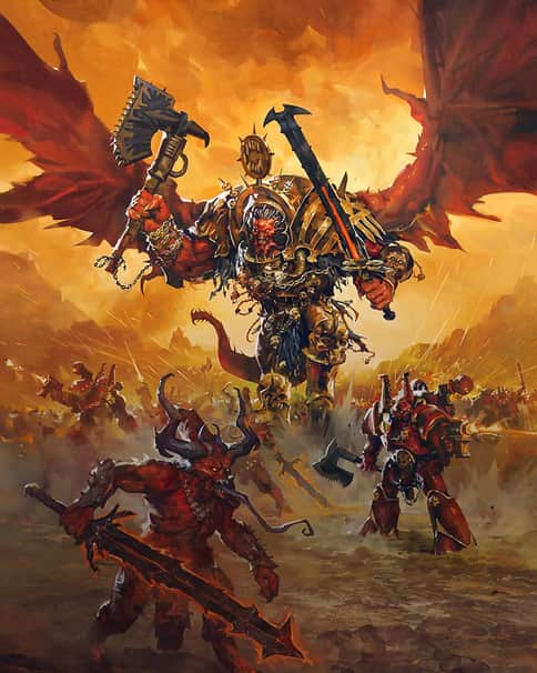 Angron the Red Angel by Halil Ural 