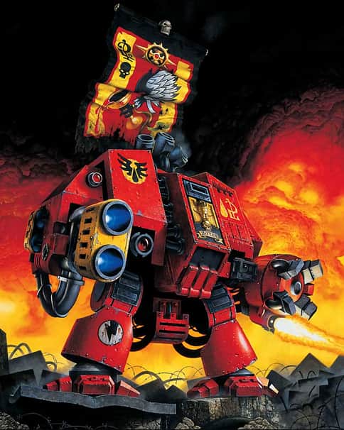 Blood Angels Dreadnought by Richard Wright 