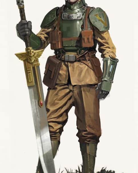 Cadian Officer by Toni Justamante Jacobs 