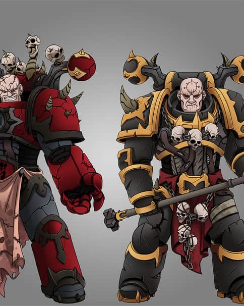 Chaos Space Marines by Jukka Rasmass 